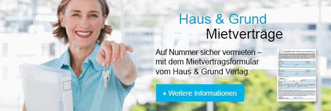 Haus & Grund Verlag Mietvertrag online CoBanner