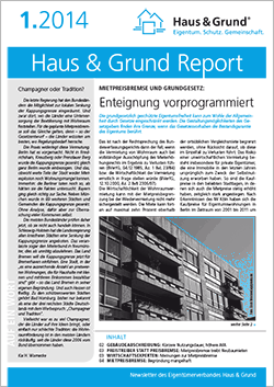 Haus & Grund Report 1.2014